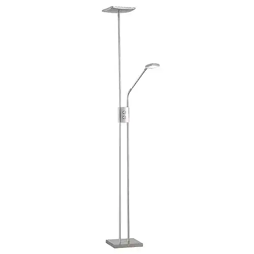 Deckenfluter Reality Leuchten LED Luke R42562107 in Nickel matt
