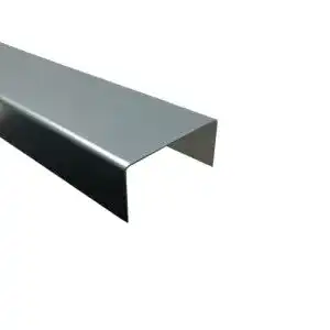 U-Profil Stahl verzinkt in Anthrazit 20x40x2000 mm