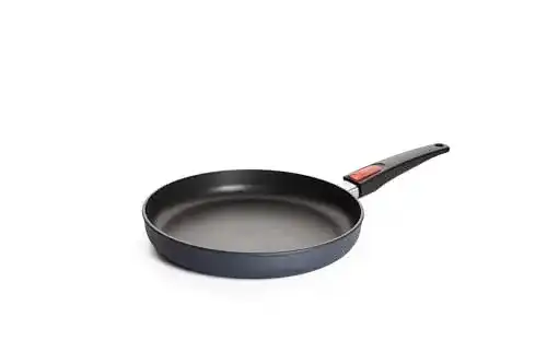 Woll Diamond Lite Flachpfanne 28 cm – Induktiv geeignet, abnehmbarer Stiel