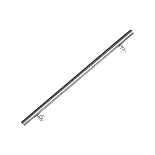 Edelstahl Handlauf für Treppen und Wände, 100 cm Länge