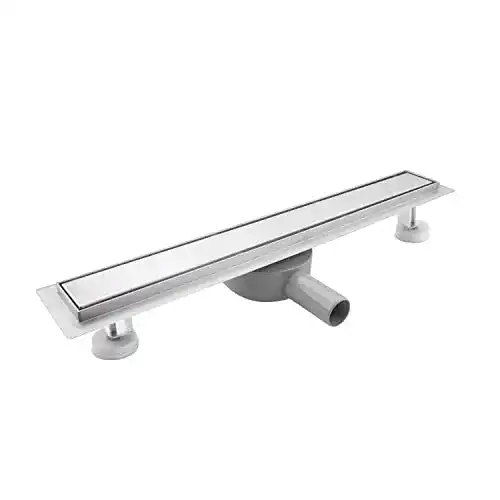 Duschrinne Sanitemodar 80 cm mit 360° Siphon und Befliesbarkeit