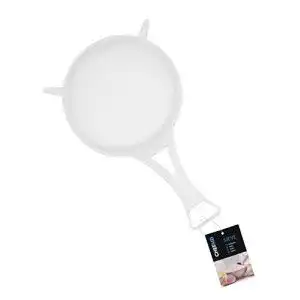 Plastiksieb Chef Aid mit Nylon-Netz, 12 cm Durchmesser, weiß