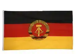 DDR Flagge Digni XXL 150 x 250 cm – Fahne Deutschland