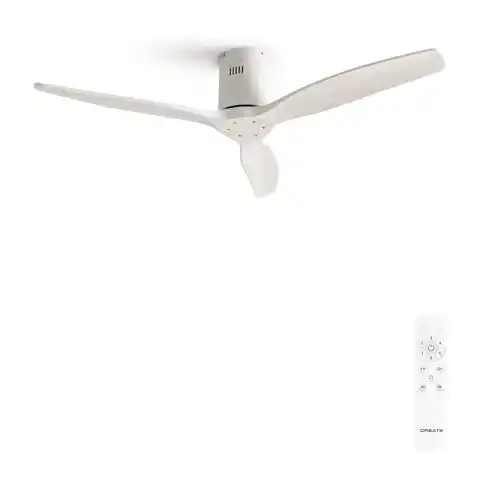 Deckenventilator Create Windcalm in Weiß mit Fernbedienung