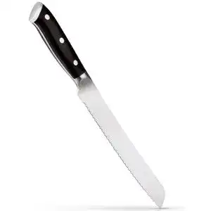 Brotmesser mit Wellenschliff aus Ebenholz von Hannah’s Homebrand