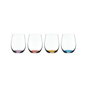 Riedel Happy O Weinglas Set, 4 Stück in verschiedenen Farben