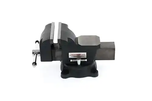 Drehbarer Schraubstock Gedore Red mit Amboss und 25 kN Spannkraft