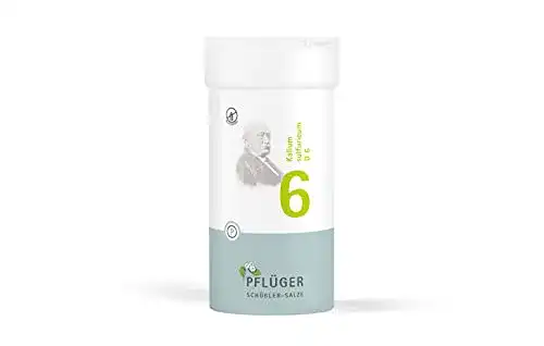 Pflüger Schüßler Salze Nr. 6 Kalium sulfuricum für Entgiftung
