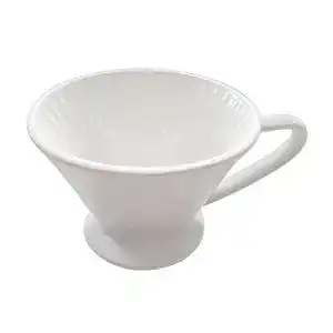 Porzellan Kaffeefilter 1×4 mit einem Loch für perfekten Kaffee