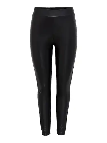 Leder-Leggings ONLY ONLCOOL für Frauen, normal geschnitten