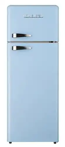 Retro Kühlschrank Wolkenstein Kühl-Gefrier-Kombination GK212.4RT LB