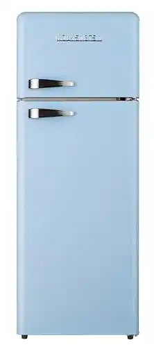 Retro Kühlschrank Wolkenstein Kühl-Gefrier-Kombination GK212.4RT LB