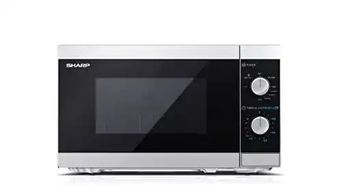 Sharp Mikrowelle YC-MG01E-S mit Grill und 20 Litern Kapazität