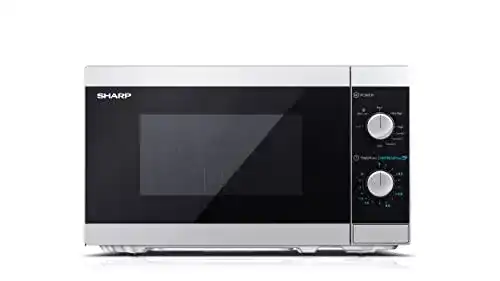 Sharp Mikrowelle YC-MG01E-S mit Grill und 20 Litern Kapazität