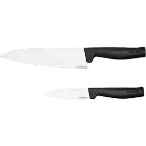 Fiskars Messer-Set Hard Edge mit Kochmesser und Gemüsemesser