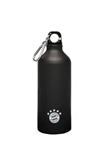Alu-Trinkflasche FC Bayern München aus Aluminium mit 0,6 Liter Füllmenge