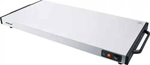 Warmhalteplatte von Steba WP 130 Edelstahl, 60 x 30 cm, mobil