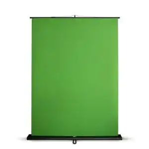 Ausfahrbarer Greenscreen Rollup von Floordirekt für Fotografie und Video