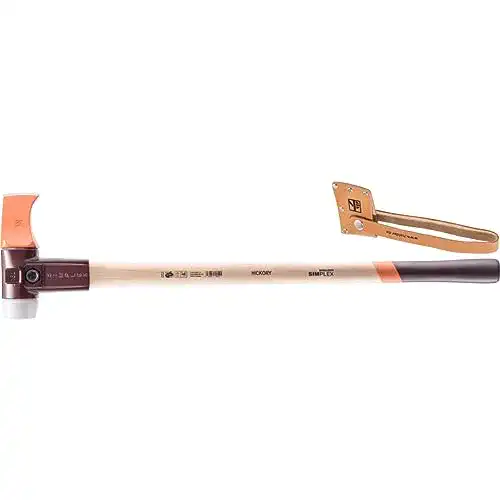 Spalthammer Halder Simplex mit Stahlgussgehäuse und Hickorystiel