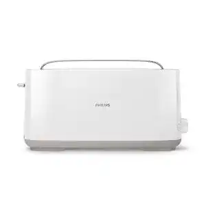 Philips Toaster HD2590/00 mit extra langem Schlitz und Warmhalterost