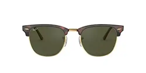 Ray-Ban Unisex Clubmaster Sonnenbrille im klassischen Retro-Design