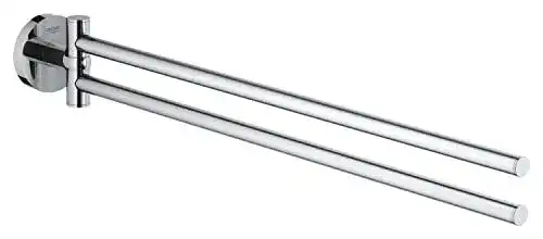 Handtuchhalter für Wandmontage von Grohe Start, doppelter Handtuchhalter