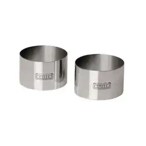Dessertringe Kaiser Inspiration Set 2-teilig aus Edelstahl