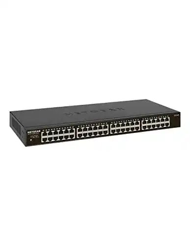 Netgear GS348 Gigabit Ethernet Switch mit 48 Ports