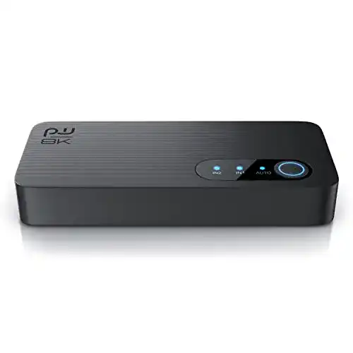 HDMI Switch CSL-Computer 8K 2.1 mit 2 Eingängen und automatischer Kanalwahl