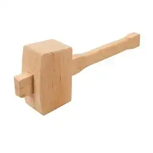 Holzhammer Silverline 273206 mit 115 mm Schlagfläche aus Hartholz