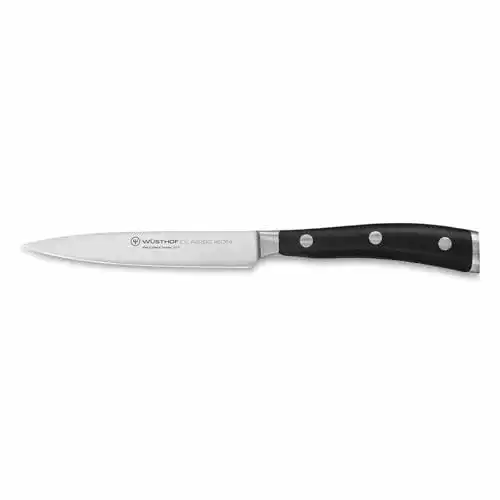 Wüsthof Classic Ikon Gemüsemesser 12 cm, Schwarz