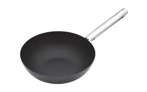 Mini-Wok aus Kohlenstoffstahl für Induktionsherde