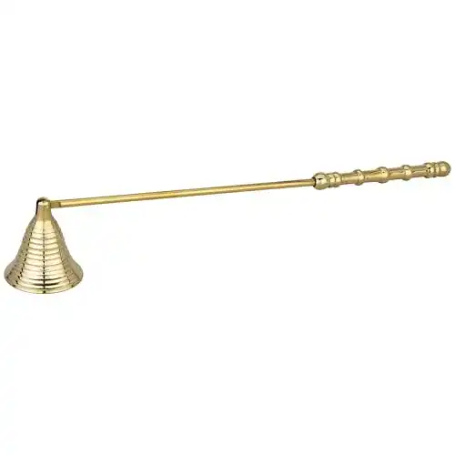 Kerzenlöscher Mamemi aus Messing 25 cm mit beweglichem Kopf