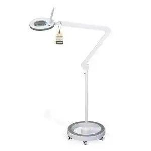 Lupenleuchte Lumeno LED 7215GR mit 127 mm Echtglaslinse