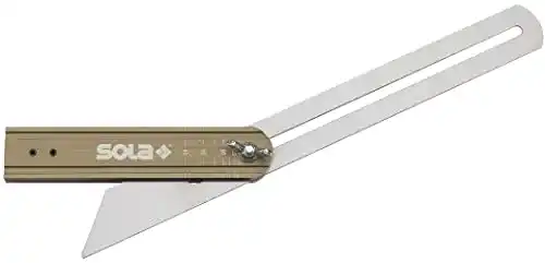 Schmiege Sola VSTG Stellwinkel mit Graduierung 300 mm grau-braun