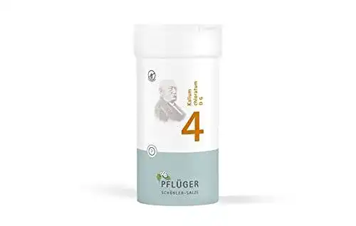Pflüger Schüßler Salze Nr. 4 Kalium chloratum Mineralstoff für Schleimhäute