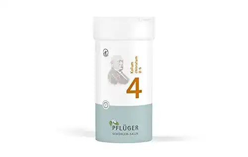 Pflüger Schüßler Salze Nr. 4 Kalium chloratum Mineralstoff für Schleimhäute