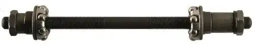 Fahrradachse Point Unisex Jugend Hinterradachse schwarz, 9,5 mm Durchmesser