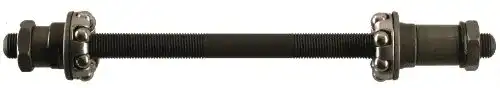 Fahrradachse Point Unisex Jugend Hinterradachse schwarz, 9,5 mm Durchmesser