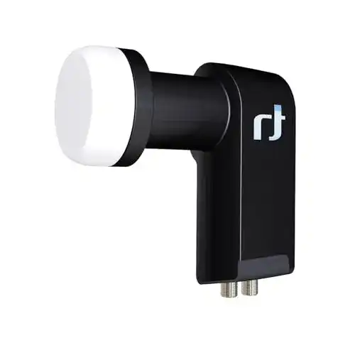 Inverto IDLB-TWNL40-ULTRA-OPP Twin-LNB, Schwarz
