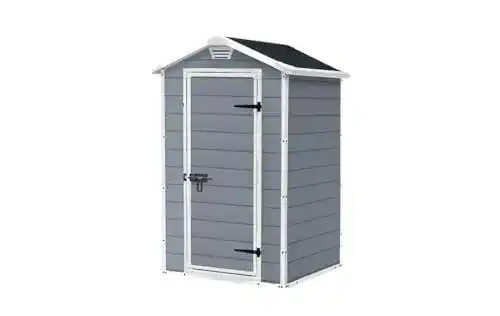 Keter Gartenhaus Manor 4×3 aus wetterfestem Kunststoff