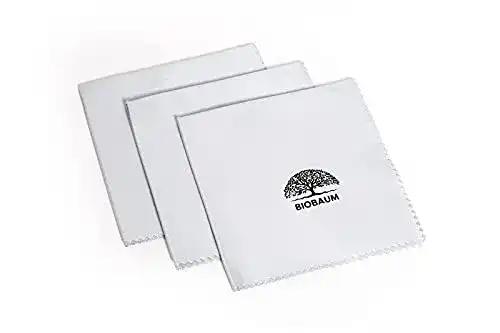 Brillenputztücher Biobaum 3x Mikrofasertuch 20×20 cm
