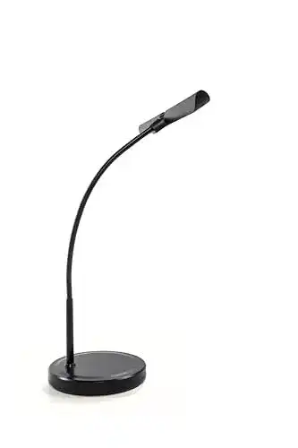 Klavierlampe Navarrez mit 18 LEDs in Schwarz, Modell NV60