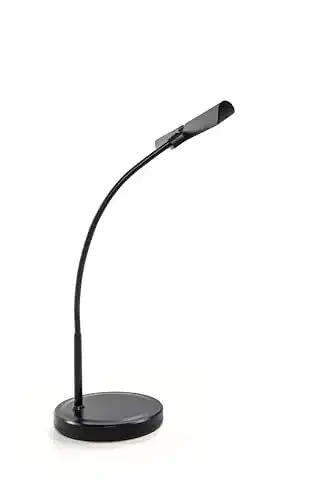 Klavierlampe Navarrez mit 18 LEDs in Schwarz, Modell NV60