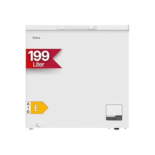 Amica GT 313 105 W Gefriertruhe mit 200 Litern, Weiß