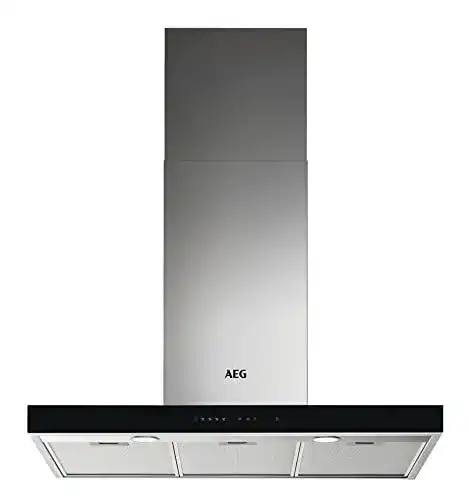 AEG Dunstabzugshaube DBE5960HB mit Glas und Hob²Hood