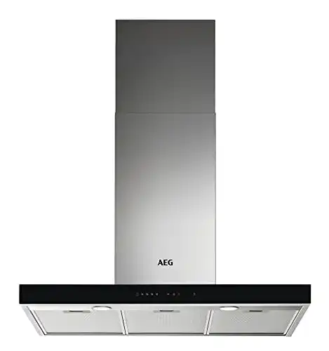 AEG Dunstabzugshaube DBE5960HB mit Glas und Hob²Hood