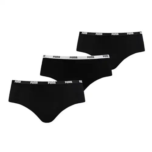 Damen-Slips von PUMA – Hipster Höschen in Schwarz