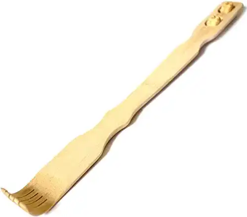 Rückenkratzer aus Bambus Holz und Körper Massagegerät