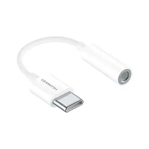 USB-C Klinke Adapter von Huawei CM20 in Weiß